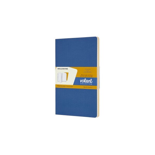 MOLESKINE Notizheft 2x 21x13cm 620596 liniert,feilchen/bernst.,96S.