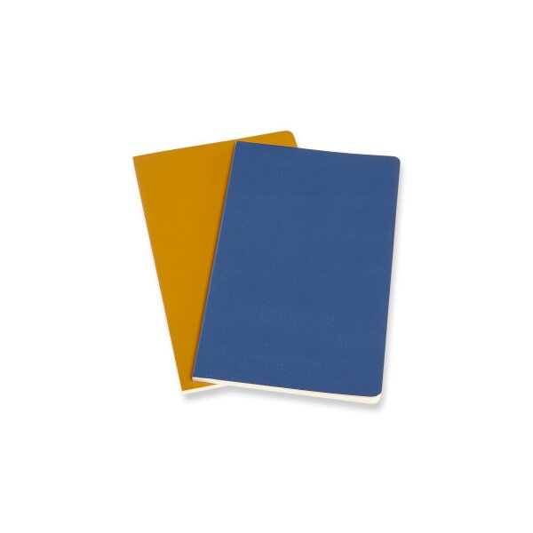 MOLESKINE Notizheft 2x 21x13cm 620596 liniert,feilchen/bernst.,96S.