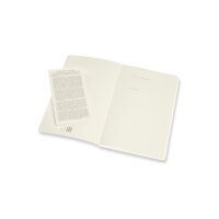 MOLESKINE Notizheft 2x 21x13cm 620596 liniert,feilchen/bernst.,96S.