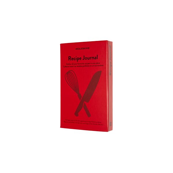 MOLESKINE Carnet Thema Rezepte A5 647620213 rouge, lign&eacute; 400 feuil.