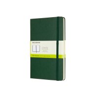 MOLESKINE Carnet HC L/A5 629070 en blanc, vert, 240 pages