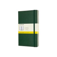 MOLESKINE Carnet HC L/A5 629087 quadrillé, vert,...