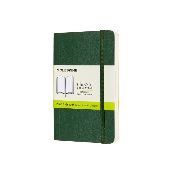 MOLESKINE Notizbuch Classic SC Pocket 647629155 blanko, myrtengr&uuml;n 96 Blatt