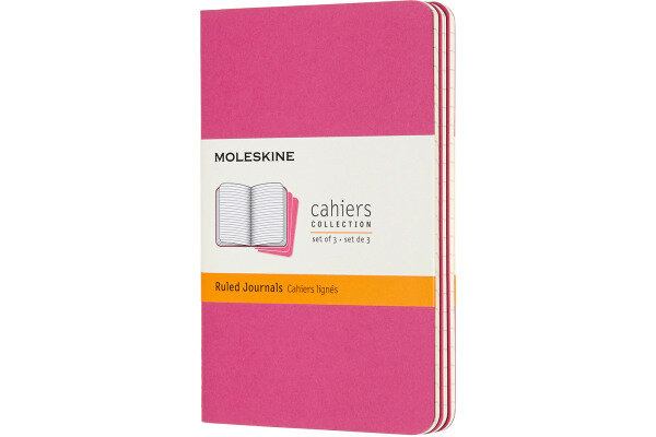 MOLESKINE Carnet carton 3x P/A6 629643 lingé, pink, 64 pages