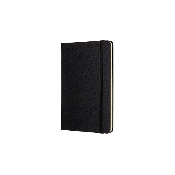 MOLESKINE Carnet Medium HC 18,2x11,8cm 626604 en blanc, noir, 208 pages