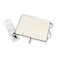 MOLESKINE Carnet Medium HC 18,2x11,8cm 626604 en blanc, noir, 208 pages