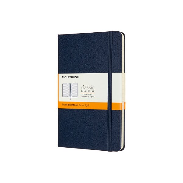 MOLESKINE Carnet Medium HC 18,2x11,8cm 626666 lingé, saphire, 208 pages