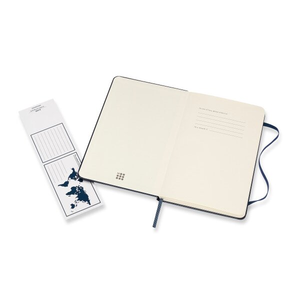 MOLESKINE Carnet Medium HC 18,2x11,8cm 626666 lingé, saphire, 208 pages