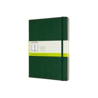 MOLESKINE Carnet XL HC 25x19cm 629117 en blanc, vert, 192...