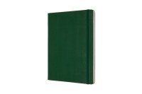 MOLESKINE Carnet XL HC 25x19cm 629117 en blanc, vert, 192 pages
