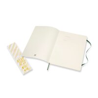 MOLESKINE Carnet XL SC 25x19cm 600059 lingé, vert, 192 pages