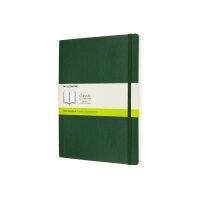 MOLESKINE Carnet XL SC 25x19cm 600066 en blanc, vert, 192...