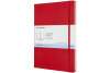 MOLESKINE Livre désquisse HC A4 626703 en blanc, rouge, 96 pages