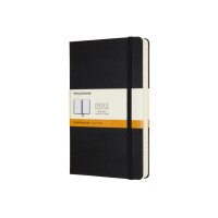 MOLESKINE Carnet HC L/A5 628004 lingé, noir, 400...