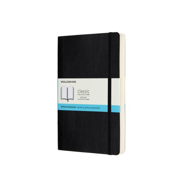 MOLESKINE Notizbuch SC L/A5 628073 gepunktet, schwarz,400 Seiten