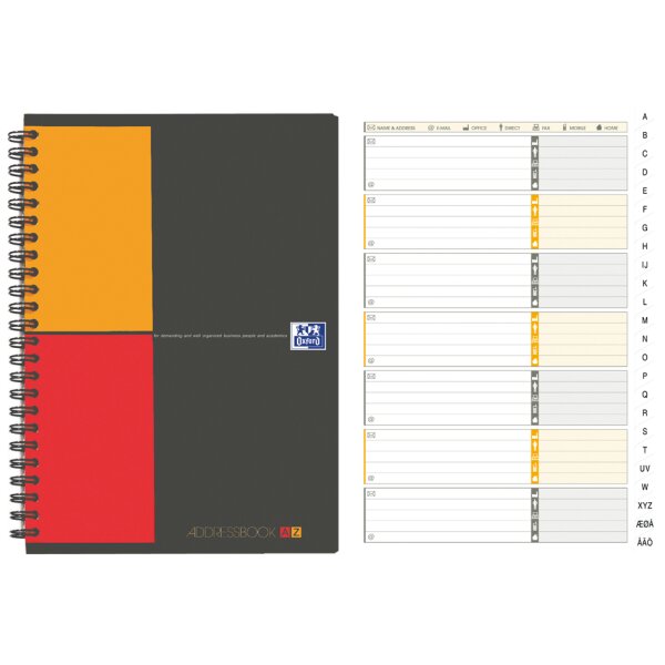 Oxford International Adressbuch "ADDRESSBOOK", DIN A5