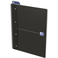 Oxford Cahier à spirale Smart Black, A4+,...