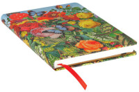 PAPERBLANKS Notizbuch Schmetterlingsgarten PB5450-4 130×180mm, blanko, 144 S.