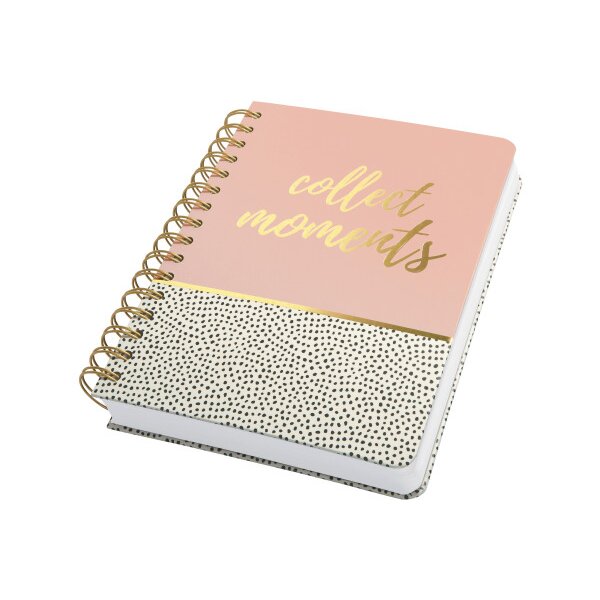JOLIE Notiz-Spiralbuch A5 JN601 SweetDots,Dot-Lineatur,240S.