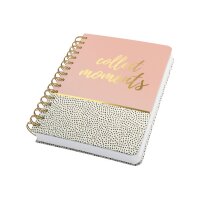JOLIE Notiz-Spiralbuch A5 JN601 SweetDots,Dot-Lineatur,240S.