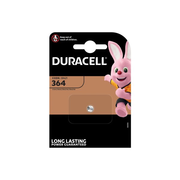 DURACELL Pile miniature Specialty 364 V364, SR60, SR621W, 1.5V