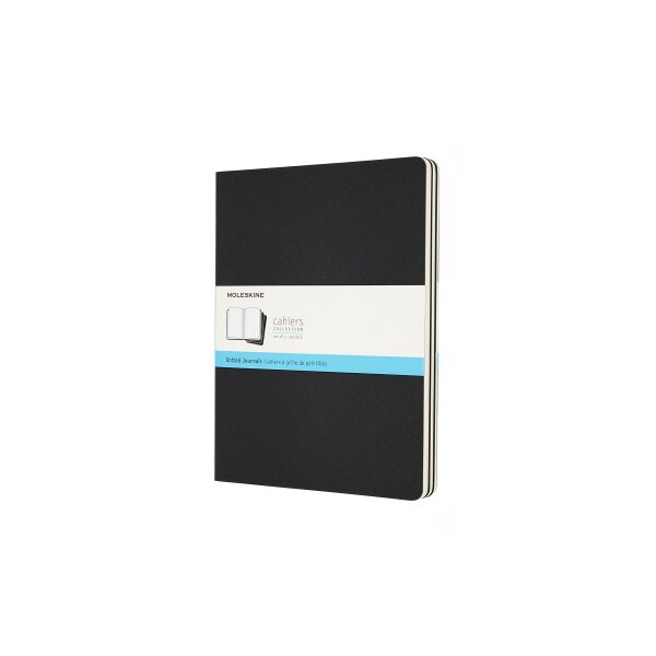 MOLESKINE Cahier 25x2x19cm 719220 pointé, noir, 120 p. 3 piéce