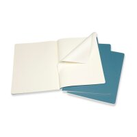 MOLESKINE Notizheft XL 3x 25x19cm 629636 blanko,lebhaftes...