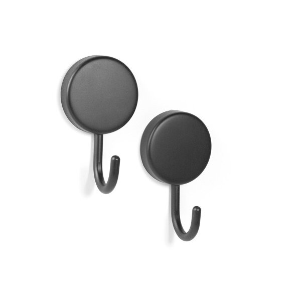 TRENDFORM Hakenmagnet Black Mamba MM4556 schwarz 2 St&uuml;ck