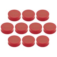 MAGNETOPLAN Magnet Ergo Large 10 Stk. 1665006 rot 34mm