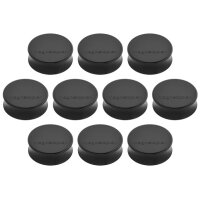 MAGNETOPLAN Magnet Ergo Large 10 Stk. 1665012 schwarz 34mm