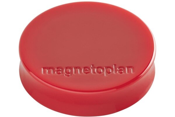 MAGNETOPLAN Aimant Ergo Medium 10 pcs. 1664006 rouge 30mm