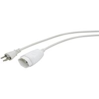 STEFFEN Rallonge 3,0 m 302163 blanc 3-polig