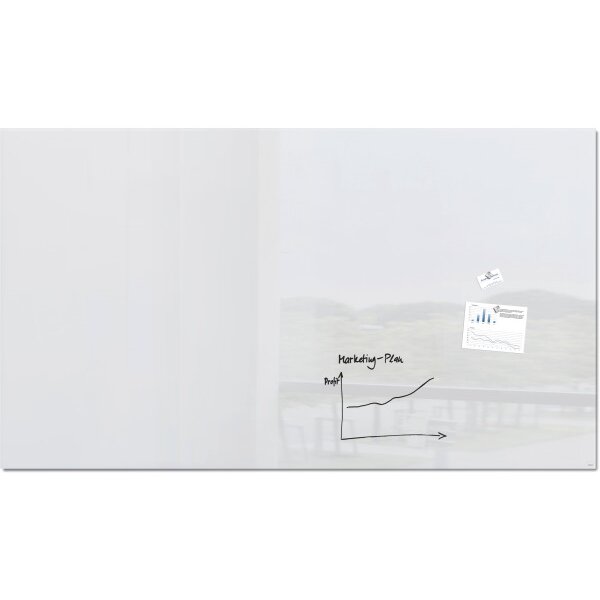 SIGEL Glass Aimantboard GL235 blanc 2400x1200mm