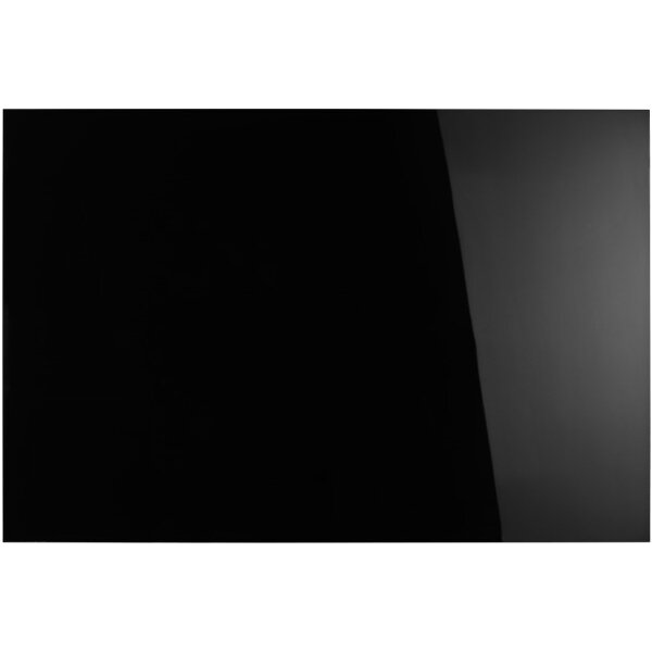 MAGNETOPLAN Design-Glasboard 1500x1000mm 13408012 noir, magn&eacute;tique