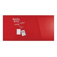 MAGNETOPLAN Design-Glasboard 2000x1000mm 13409006 rouge,...