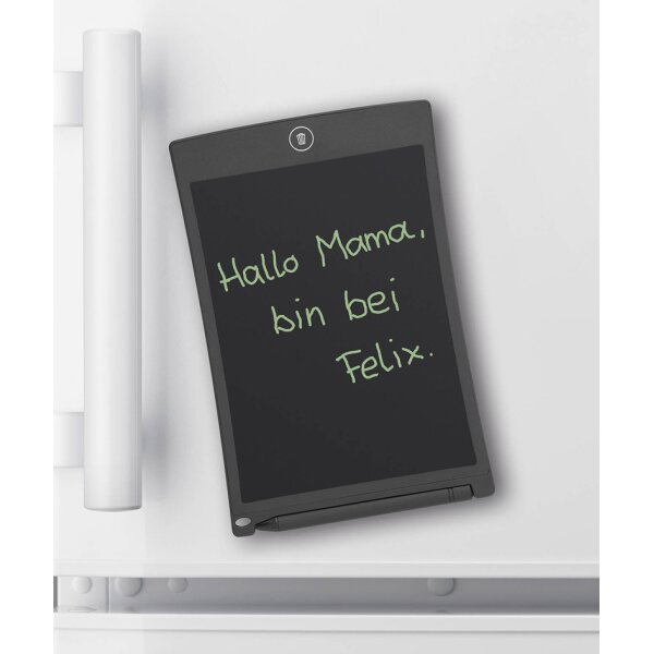 WEDO Ardoise LCD, 8,5 pouces (21,59 cm), noir