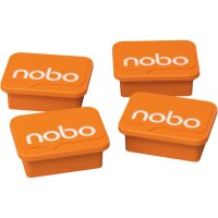 NOBO Aimants 18x22mm 1905327 orange 4 pcs.