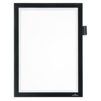 DURABLE Cadre daffichage DURAFRAME MAGNETIC NOTE, A4, noir