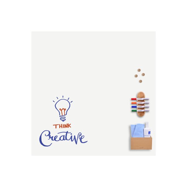 LEGAMASTER Whiteboard 75x75x10cm 7-106375 Board-UP acier