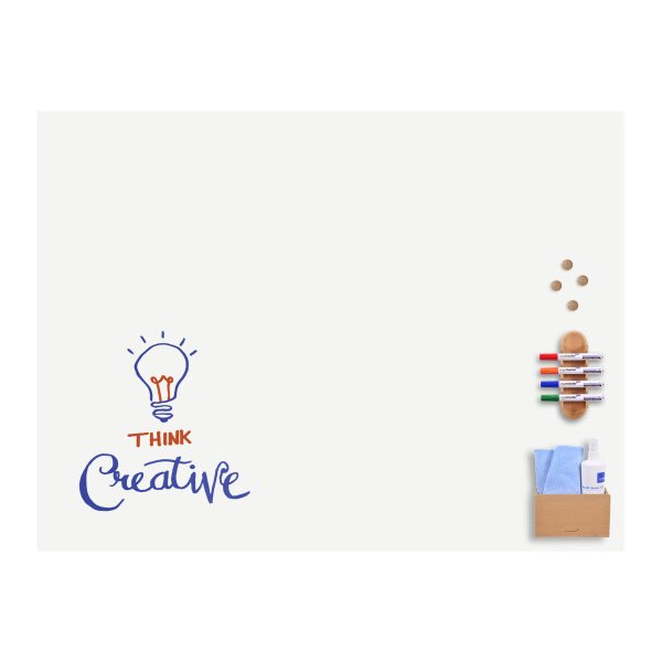 LEGAMASTER Whiteboard 100x75x10cm 7-106310 Board-UP acier