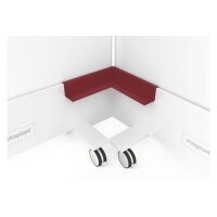 MAGNETOPLAN Box de range Infinity Wall 114663003 rouge rubis