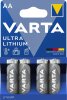 VARTA Pile au lithium ULTRA Lithium, Mignon (AA), 4 piles