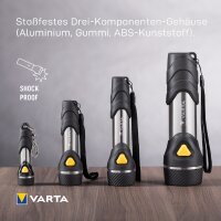 VARTA Lampe de poche Day Light Multi LED F10, avec piles