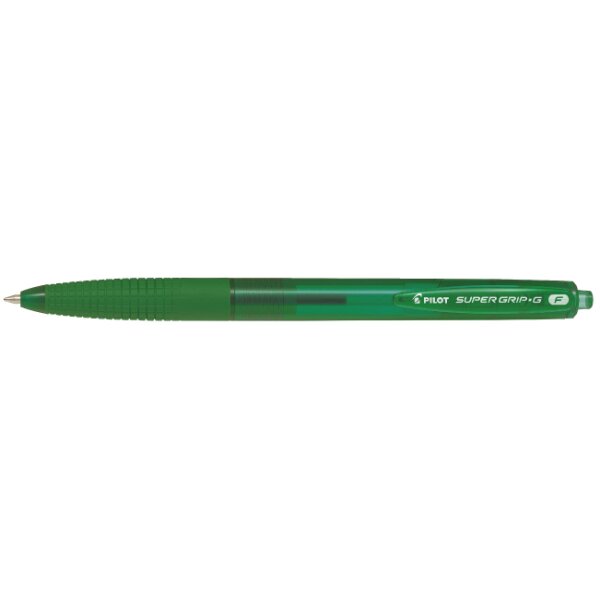 PILOT Stylo &agrave; bille r&eacute;tractable SUPER GRIP G, vert