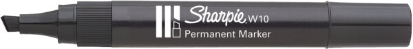 Sharpie Permanent-Marker W10, Keilspitze, schwarz