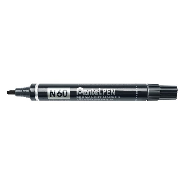 Pentel Permanent-Marker N60, rot, Keilspitze