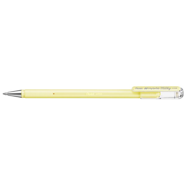 Pentel Stylo roller &agrave; encre gel Hybrid Milky, rose pastel
