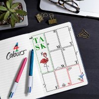 BIC Stylo à bille rétractable 4 Colours...