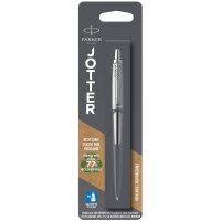 PARKER Stylo à bille JOTTER Acier C.T., carte blister