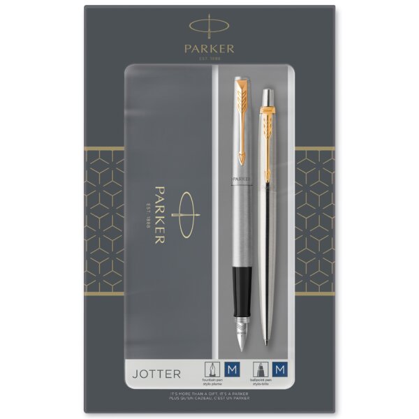 PARKER Schreibgeräte-Set JOTTER Edelstahl G.C.